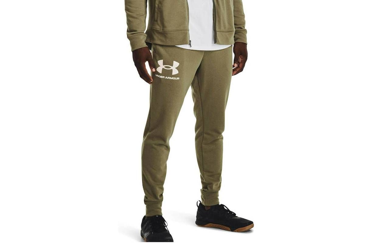 Under Armour Rival Terry Jogger Παντελόνι (1361642 361) ΠΡΑΣΙΝΟ